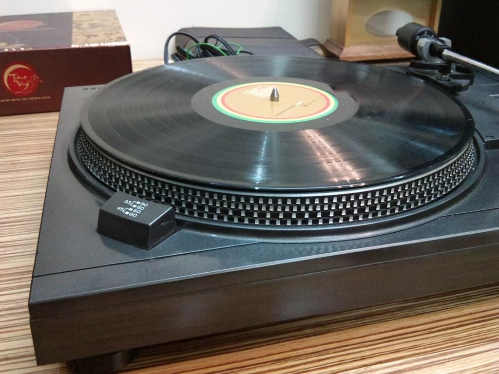 Mâm đĩa than , kim , máng ...Đồng hồ treo tường , để bàn  Japan   Vintage...Độc Đẹp c - 6