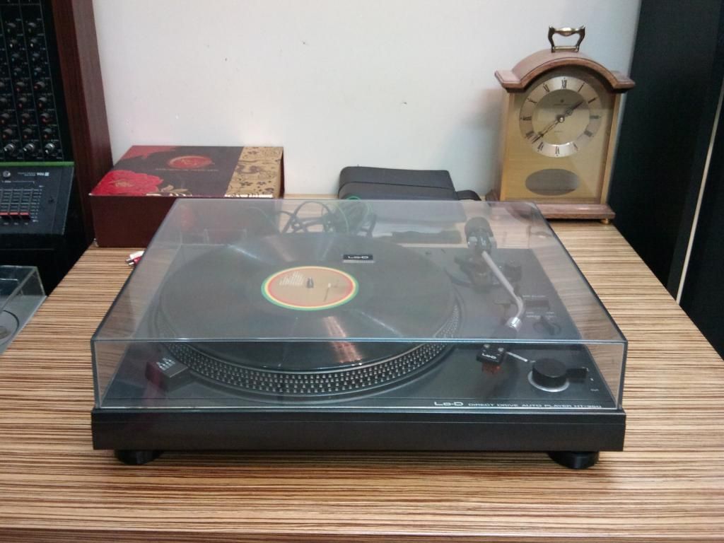 Mâm đĩa than , kim , máng ...Đồng hồ treo tường , để bàn  Japan   Vintage...Độc Đẹp c - 5