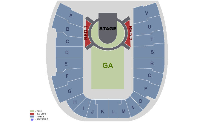 Seating Chart For Winstar Casino Concerts