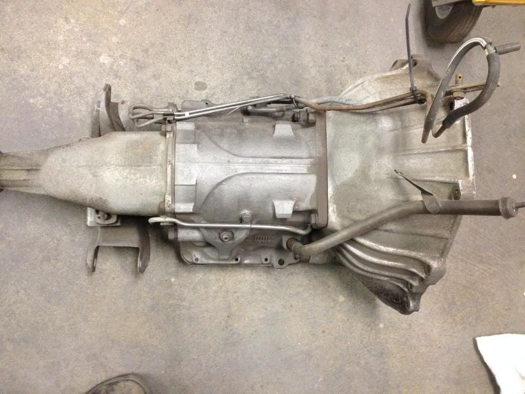 FMX Transmission with converter, shifter linkage and vac hoses