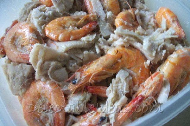 ginataang langka with shrimps