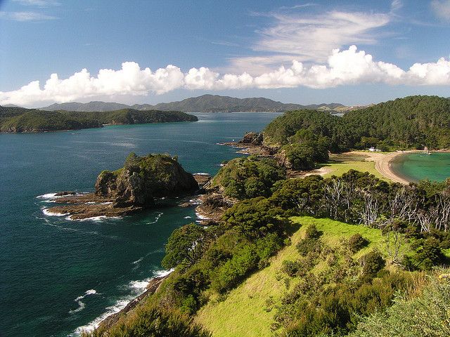 A view at the Bay of Islands