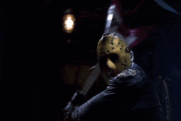 friday the 13th gif photo: Jason(Friday the 13th )go Rock and Roll jasononguitar.gif
