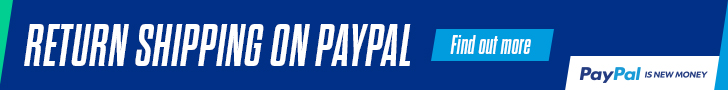 Register for free returns with PayPal prior to purchase - click  here