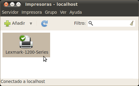 Instalación Impresora Lexmark 1200 Series (Ubuntu - Debian) Instalación Impresora Lexmark 1200 Series (Ubuntu - Debian)