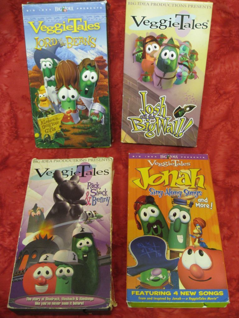 20 All Veggie Tales Great Idea Vhs Video Tapes Beans 321 Taste Photos 