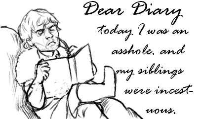 tyrion lannister meme photo: Tyrion's Diary tumblr_lqobzbFtli1r0aeclo1_500.gif