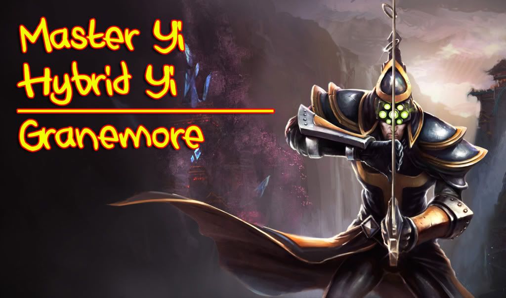 League Of Legends Master Yi Build Items