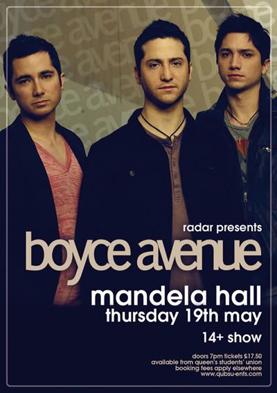 boyce avenue new acoustic sessions. .myspace.com/oyceavenue