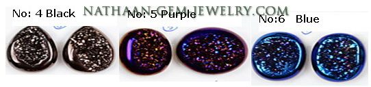 Natural Window Drusy and Druzy Agate Cabochan Gemstones For Jewelry, Black, Purple and Blue Available in Titanium Coated Colors with Shiny Like Crystal Sugar Grains.