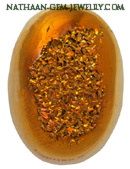 Natural Window Drusy and Druzy Agate Cabochan Gemstones For Jewelry, Victorian Bronze Available in Titanium Coated Colors with Shiny Like Crystal Sugar Grains.