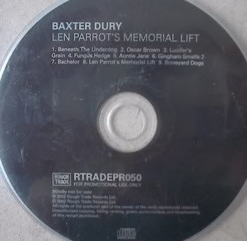 Baxter Dury - Len Parrot's Memorial Lift (promo)