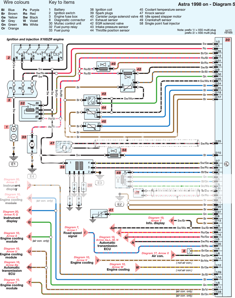 x16szr ecu pinout | Vauxhall Owners Forum