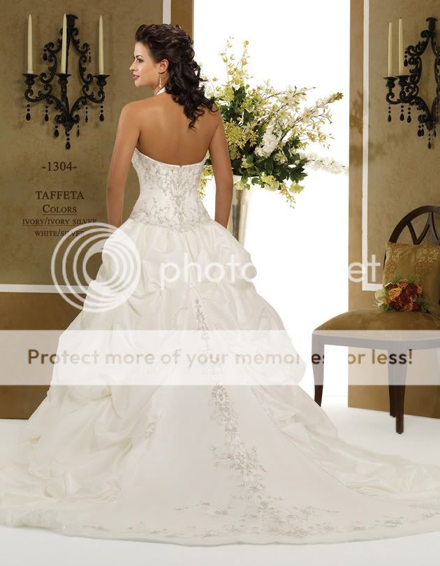  Bridal Crystal Wedding Dress Prom Gown Size 6 8 10 12 14 