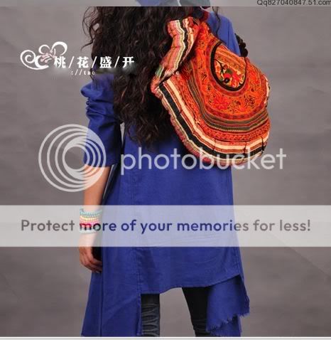   Boho Chic Folk Ethnic Embroidered Asymmetric Dress/ Tunic  