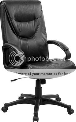 Hi Back Executive Office Chair Tilt Tension Control NEW  