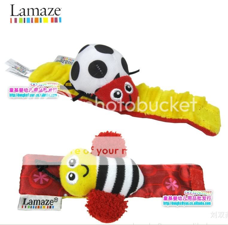 Baby Toys Lamaze Wrist Watch Rattles & Foot Socks Rattles   hands feet 