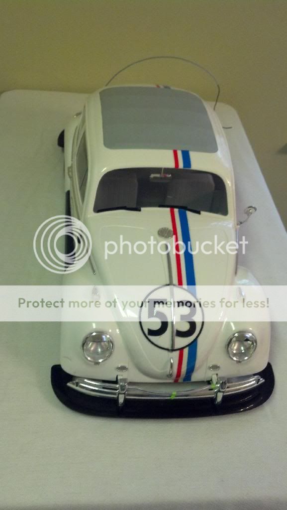 Huge Herbie The Love Bug Fully Loaded 1 6 Scale RC Model Car w Battery Charger