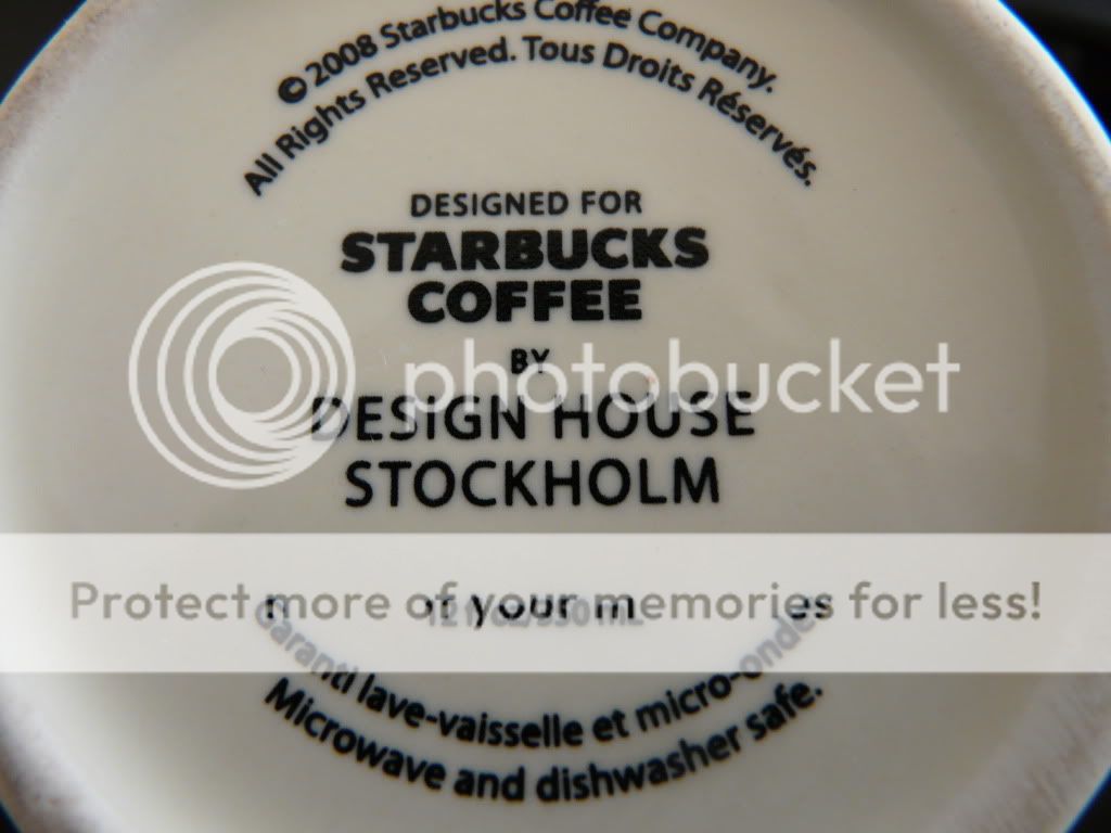 2008 STARBUCKS DESIGN HOUSE STOCKHOLM 12oz COFFEE MUG  