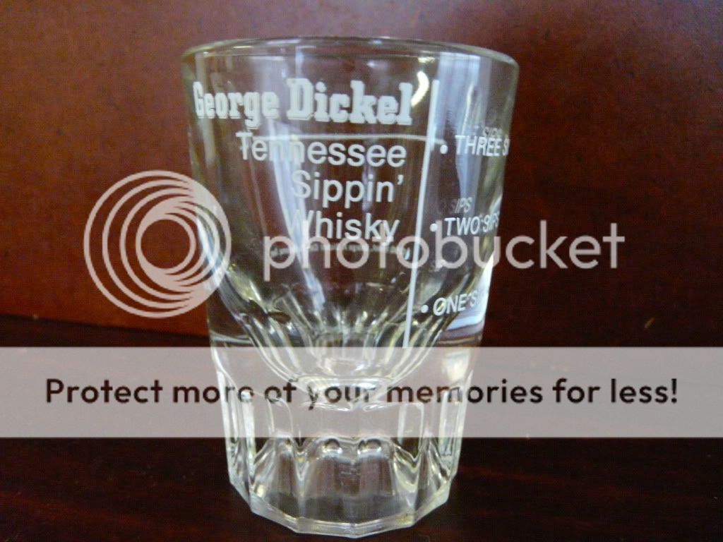 GEORGE DICKEL TENNESSEE SIPPIN WHISKY GLASS 3 SiPs  