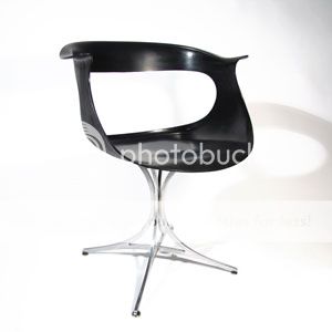 Sculptural Erwin & Estelle Laverne Lotus Chair   Eames Panton Era