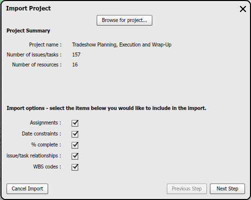 microsoft project files