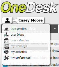 worklog from profile