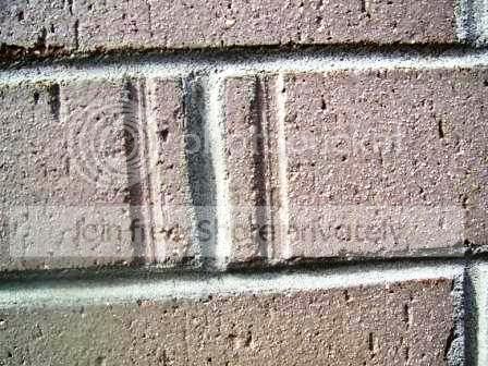 Scoring marks on bricks - is this acceptable? • Home Renovation ...