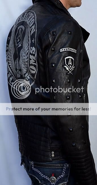 Affliction Black Premium REBORN Mens Leather Jacket   NEW   10OW464 