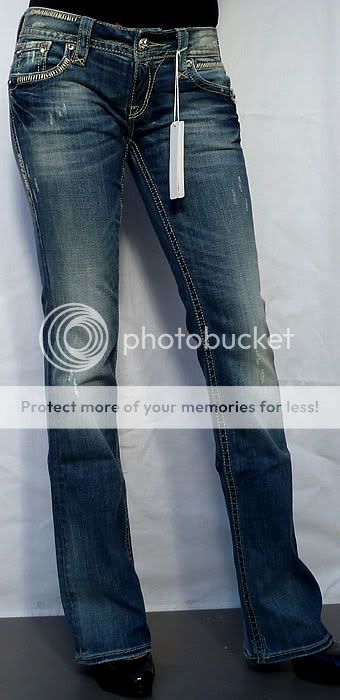 Rock Revival Womens Jeans Alanis 5RS Denim Size 29